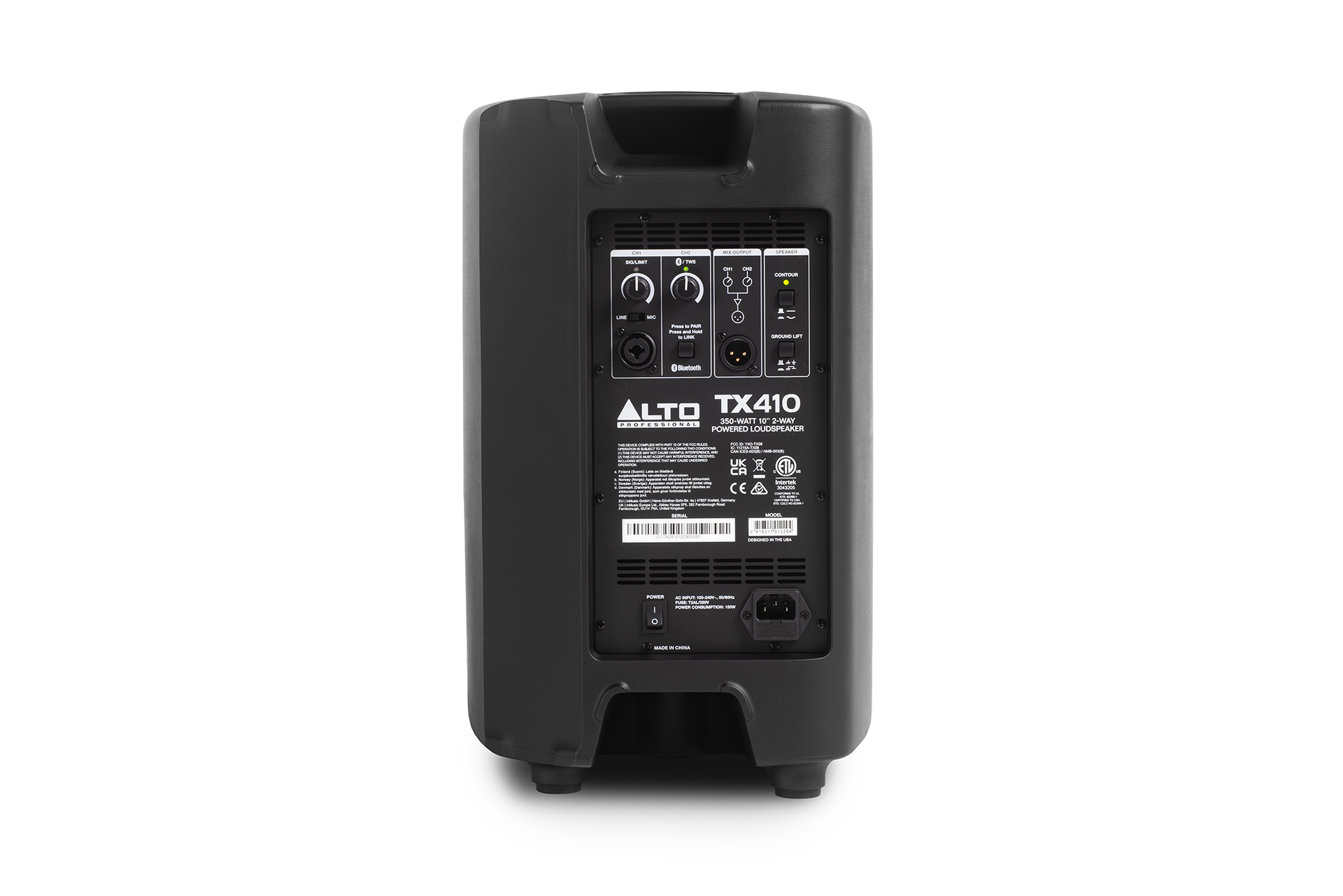ALTO TX410 - 350W 10-inch Powered Loudspeaker with Bluetooth - Image 6