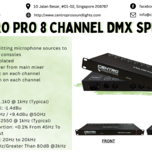 Centro Pro 8 Channel DMX Splitter