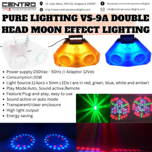 Pure Lighting VS-9A Double Head Moon effect Lighting