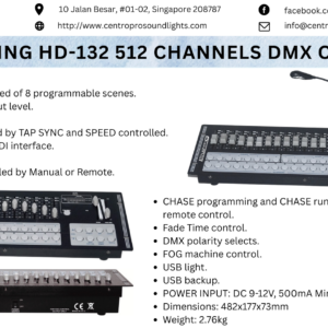 Pure lighting HD-132 512 Channels DMX Controller