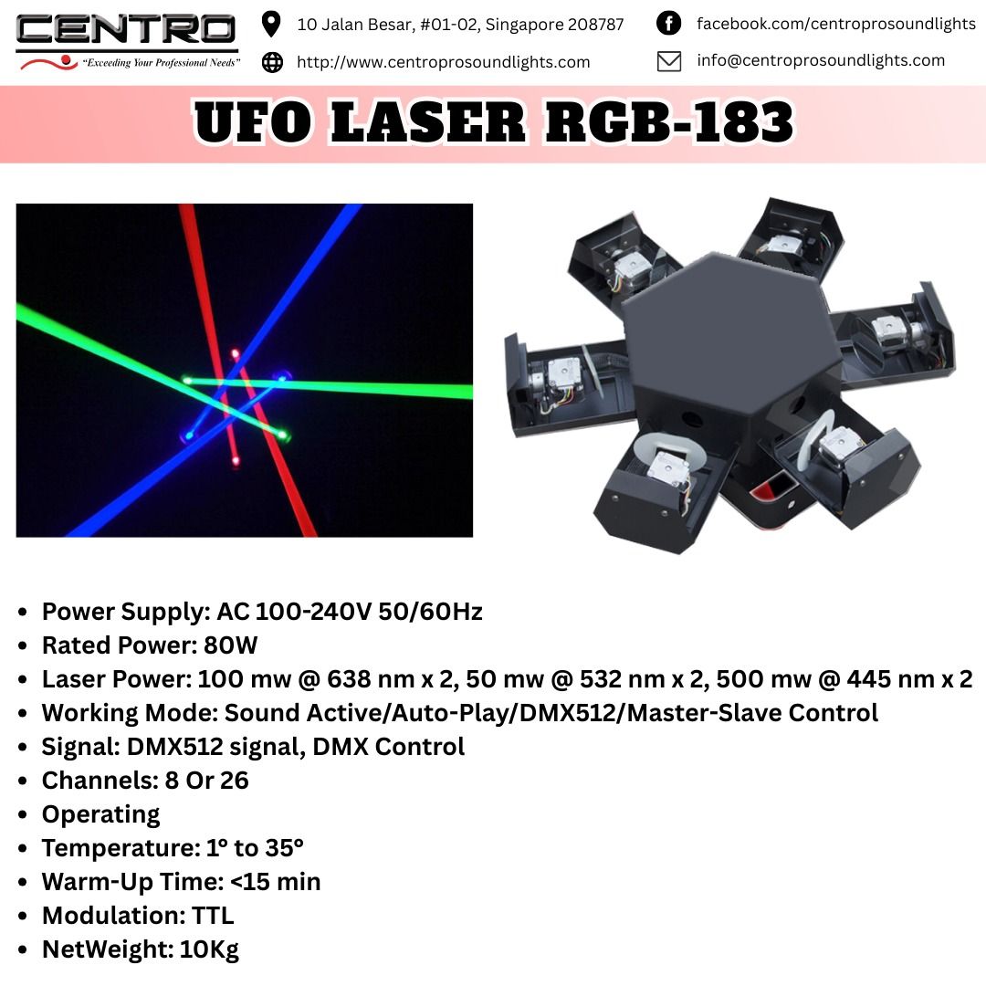 UFO Laser RGB-183