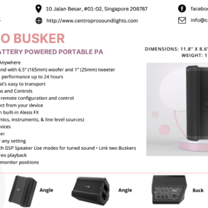 ALTO BUSKER - 200W Premium Battery Powered Portable PA