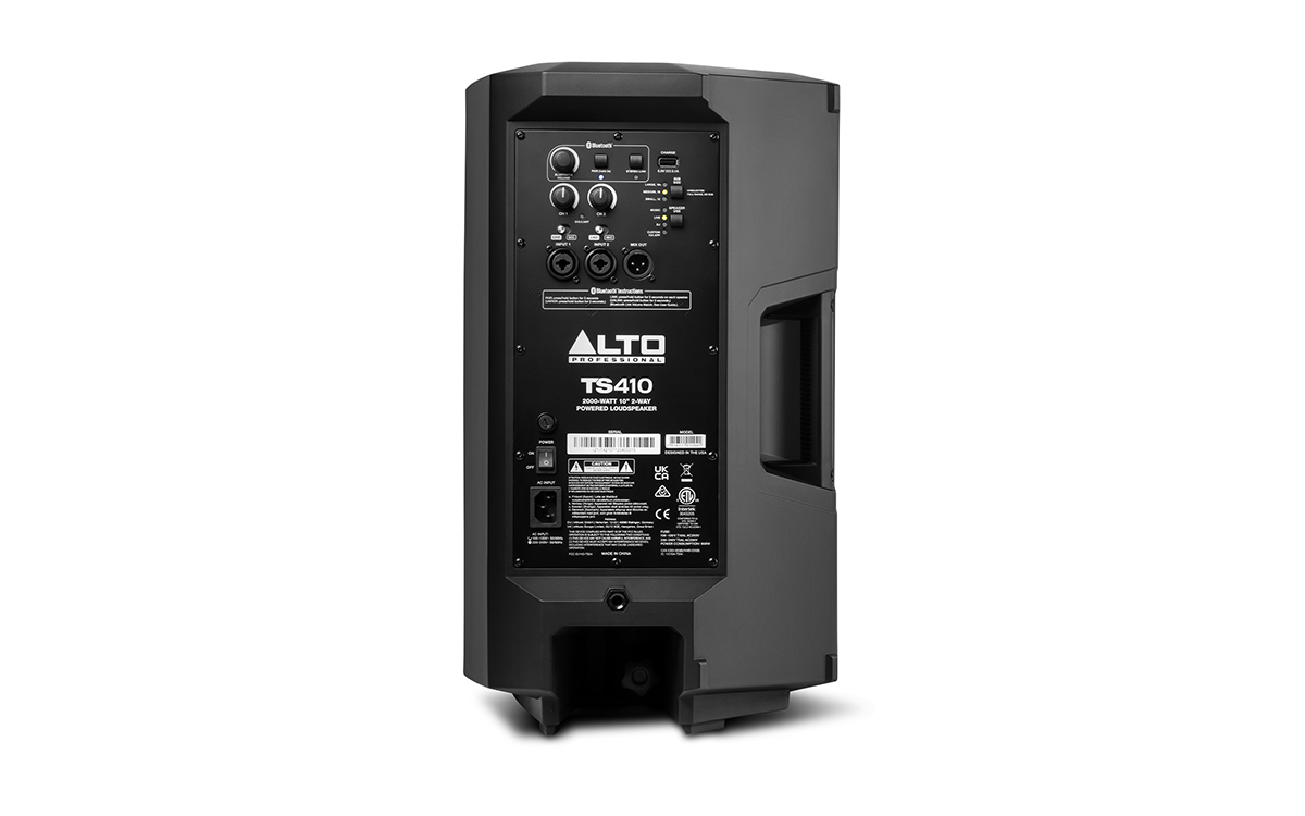 ALTO TS410 - 2000-Watt 10-Inch 2-Way Powered Loudspeaker With Bluetooth®, DSP & App Control - Image 3