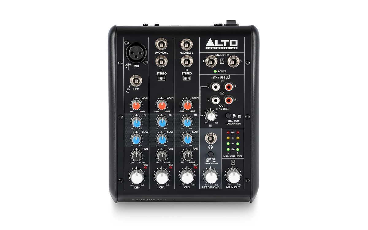 ALTO TRUEMIX 500 - 5 Channel Analog Mixer with USB - Image 5