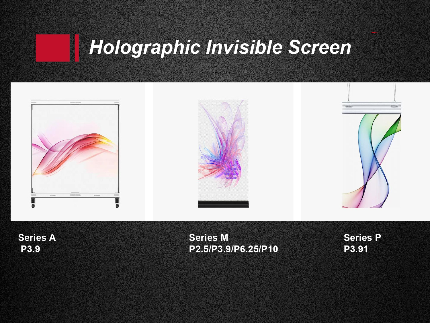 Holographic Invisible – Transparent LED Display