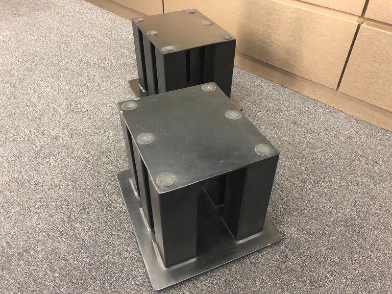 6 pillar heavy sands filled metal speaker stand - Image 3