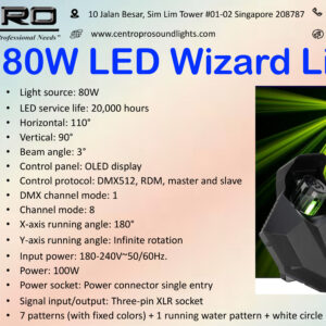 Centro Pro  80W LED Wizard Light