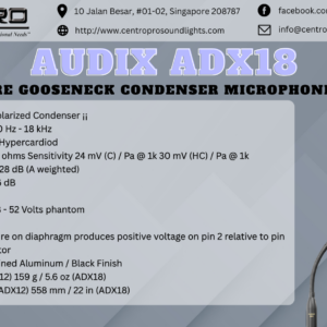 AUDIX ADX18 - Miniature Gooseneck Condenser Microphone (18 Inch)