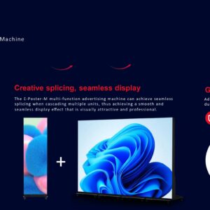 E-Poster-M Multi-functional electronic poster screen