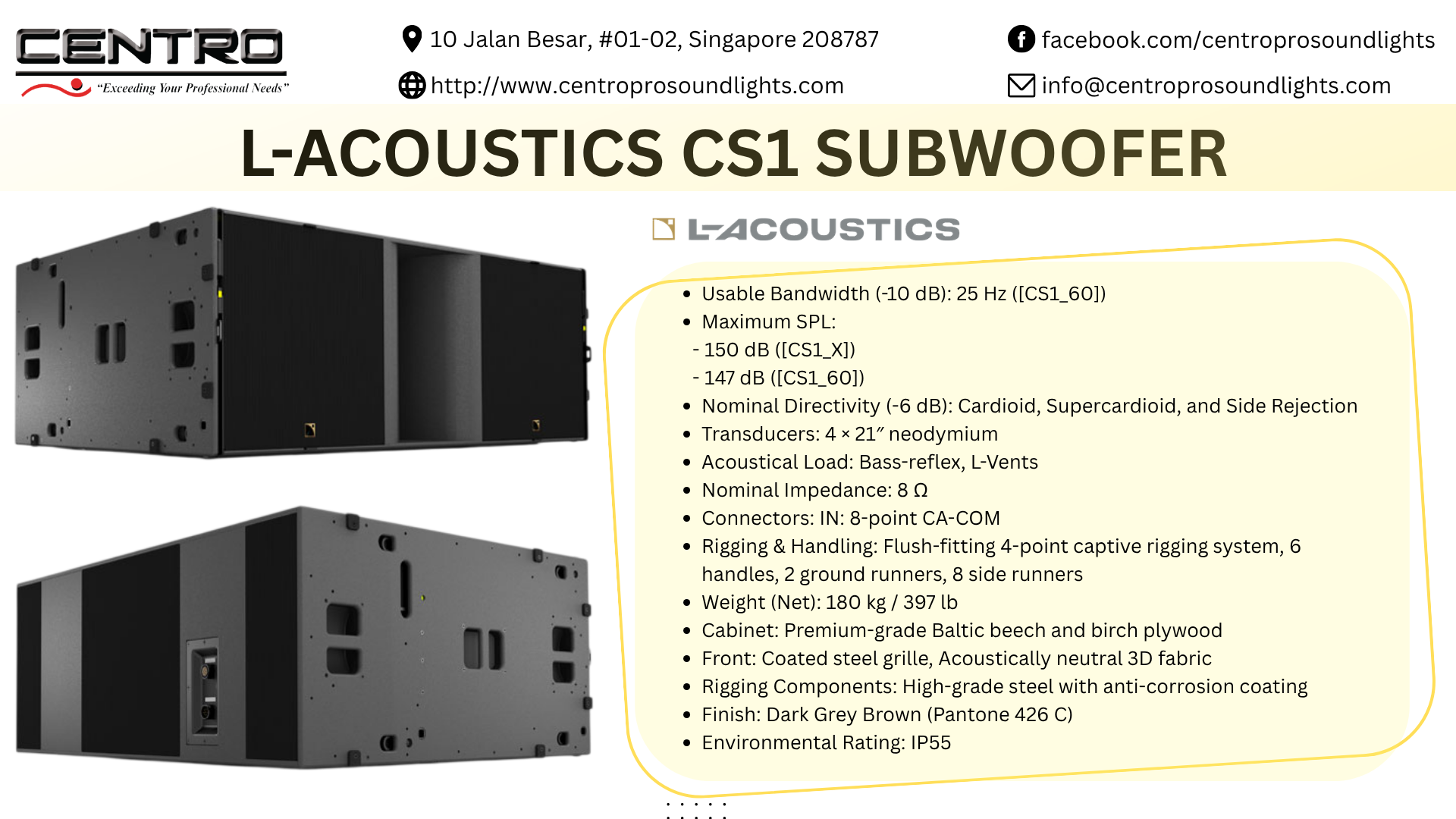 L-Acoustics CS1 Subwoofer
