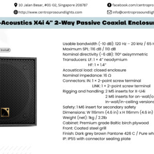L-Acoustics X4i 4_2-Way Passive Coaxial Enclosure