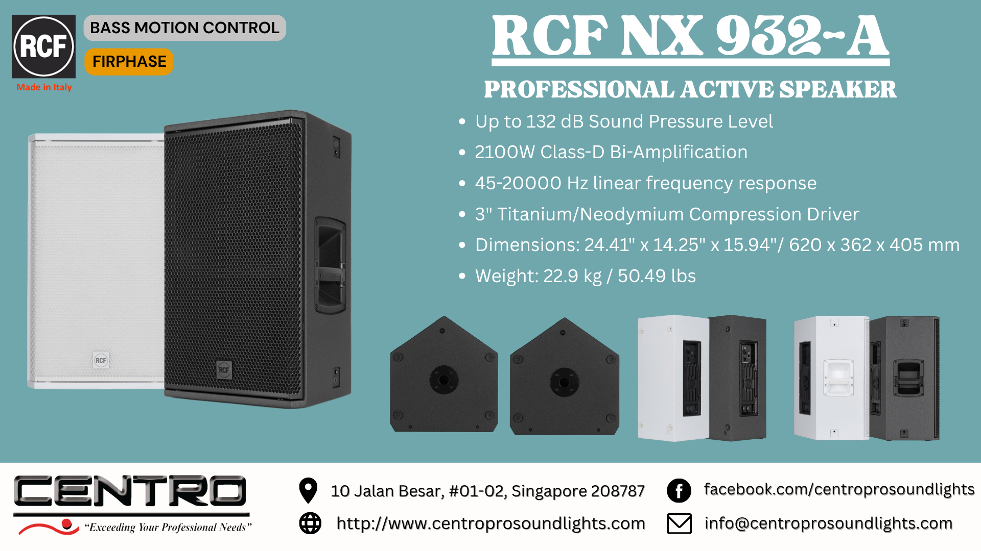 RCF NX 932A – Professional Active Speaker