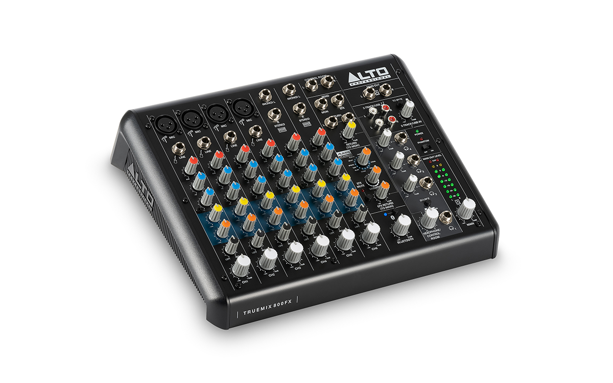 ALTO TRUEMIX 800 - 8 Channel Compact Mixer with USB, Bluetooth, and Alesis Multi-FX - Image 3