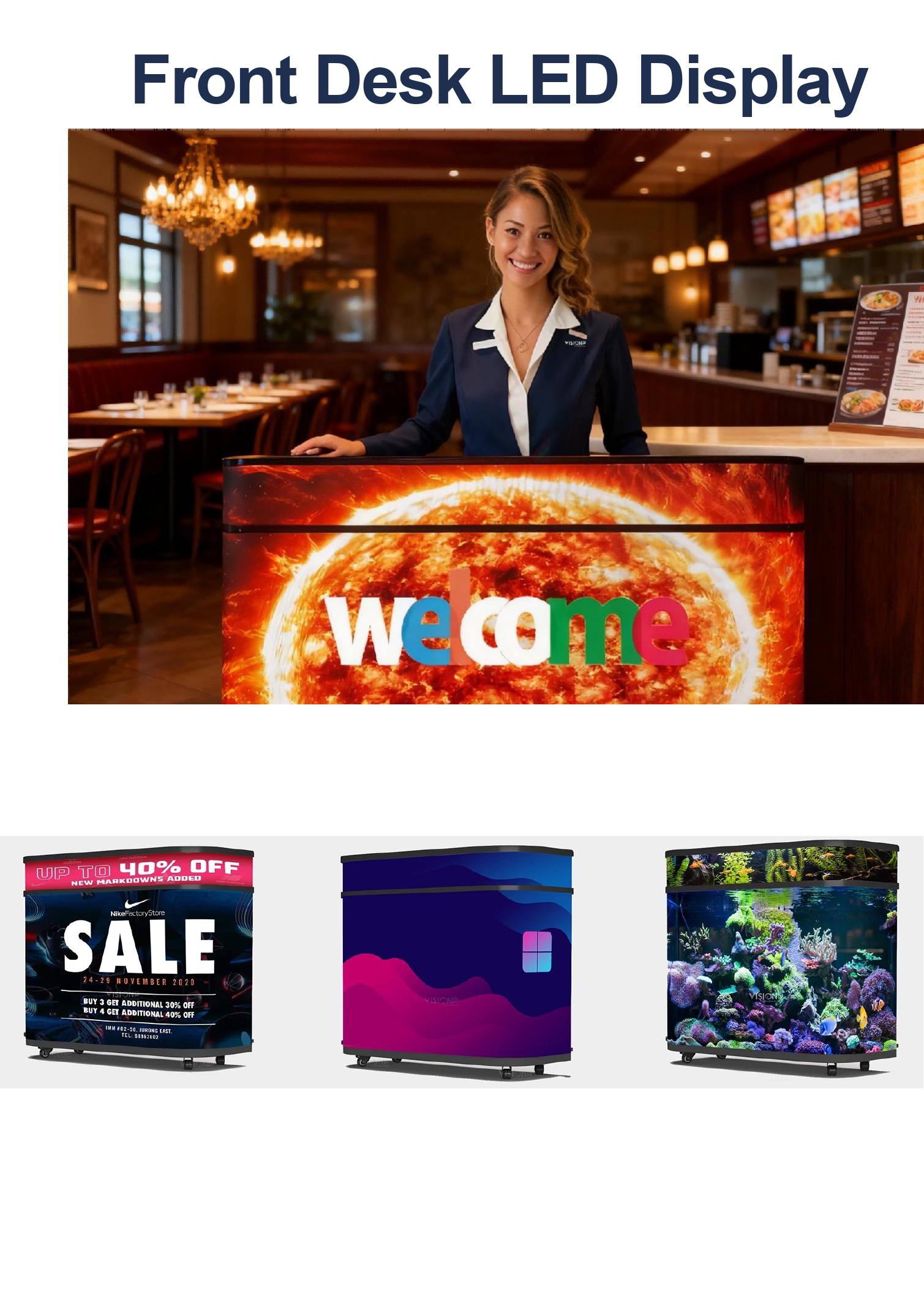 Front Desk LED Display