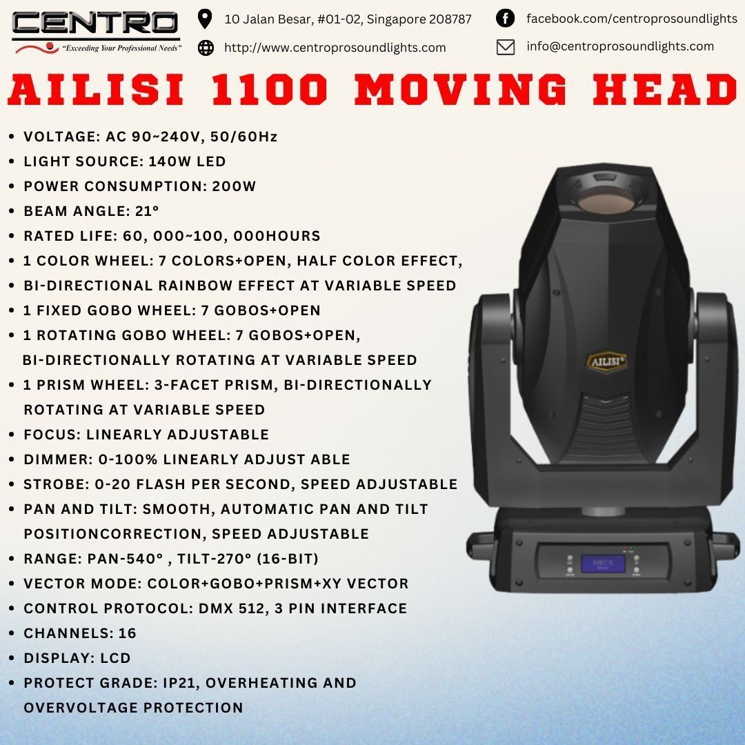 Ailisi 1100 Moving Head