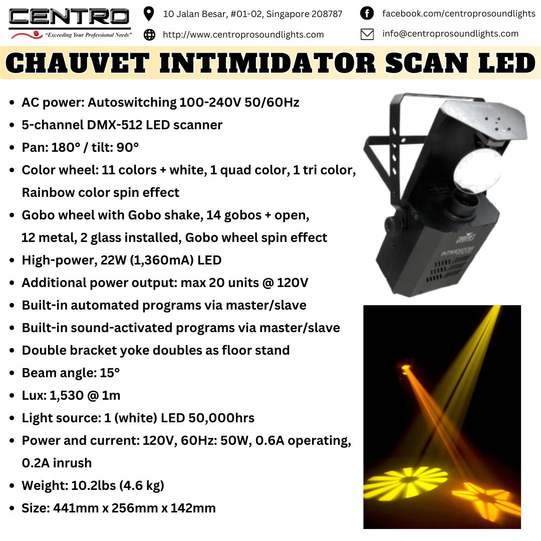 CHAUVET Intimidator Scan LED