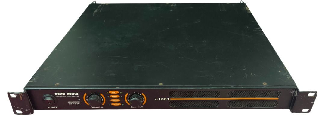 Used Delta Audio A1001 Profesional Power Amplifier.