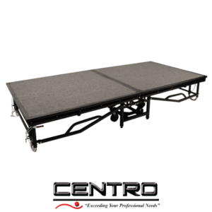 1.22m x 2.44m Mobile Folding Stage with 0.406m Height