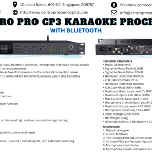 Centro Pro CP3 Karaoke Processor with Bluetooth