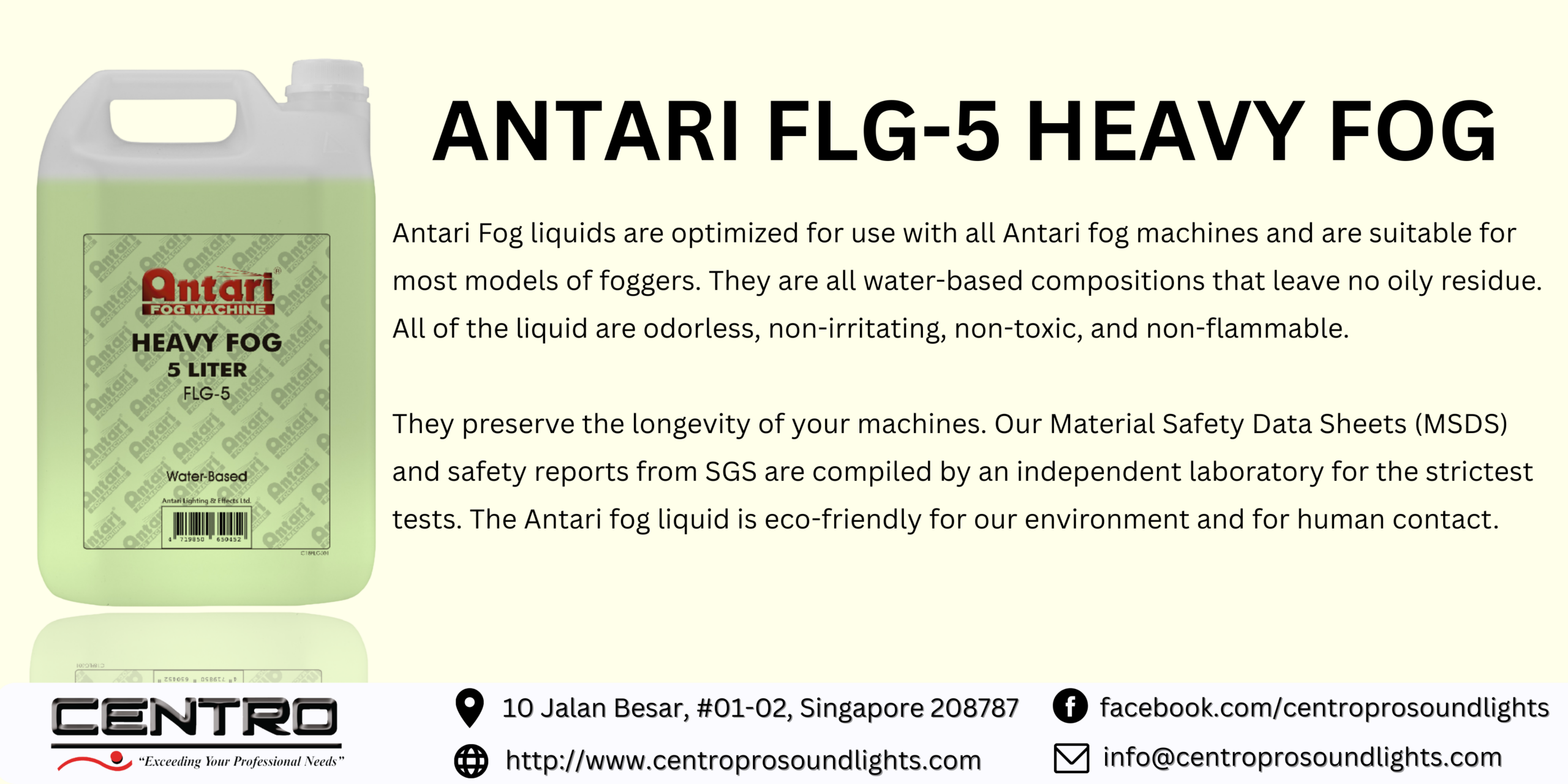 ANTARI FLG-5 Heavy Fog