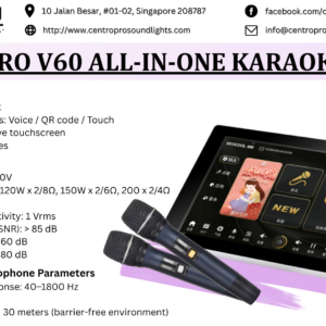 Centro Pro V60 All-In-One Karaoke System