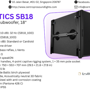 L-Acoustics SB18 High-power subwoofer, 18