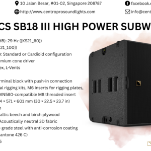 L-Acoustics SB18 IIi High power subwoofer, 18