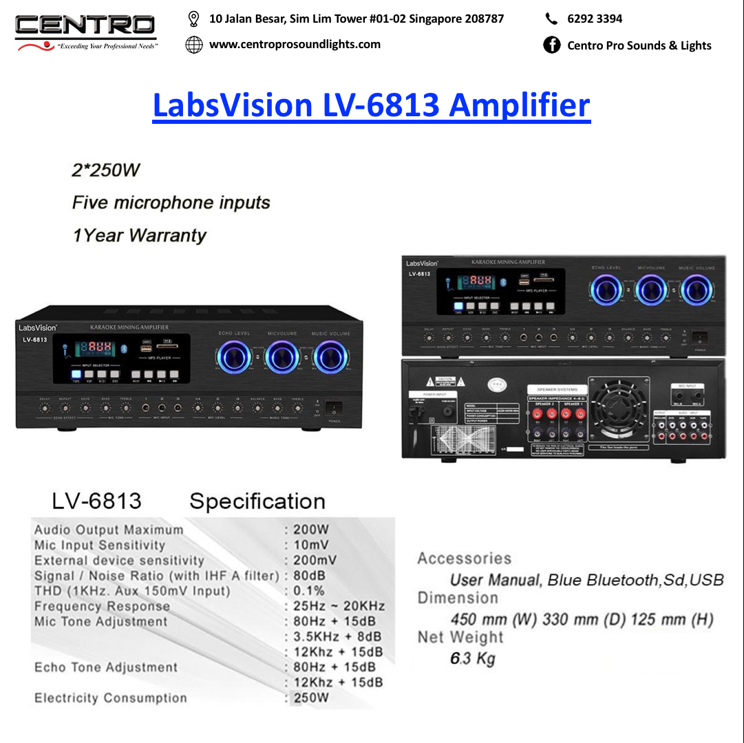 LabsVision LV-6813 Amplifier