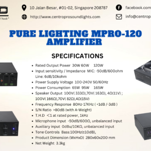 Pure Lighting Mpro-120 Amplifier