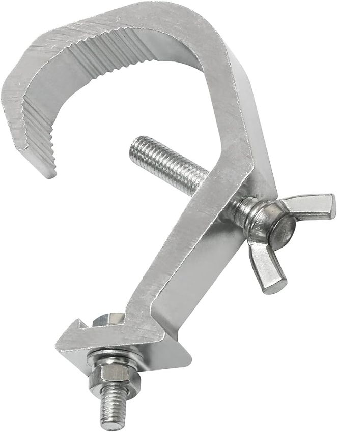 C Aluminium Heavy Duty Clamp (Silver / Black)