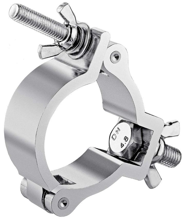 O Aluminium Heavy Duty Clamp (Silver / Black)